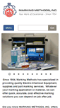 Mobile Screenshot of markingmethods.com